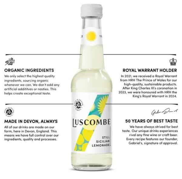 Luscombe Sicilian Lemonade 12 x 270ml