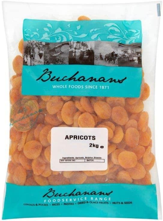 Buchanan Dried Whole Apricots 2kg - The Chef Store UK