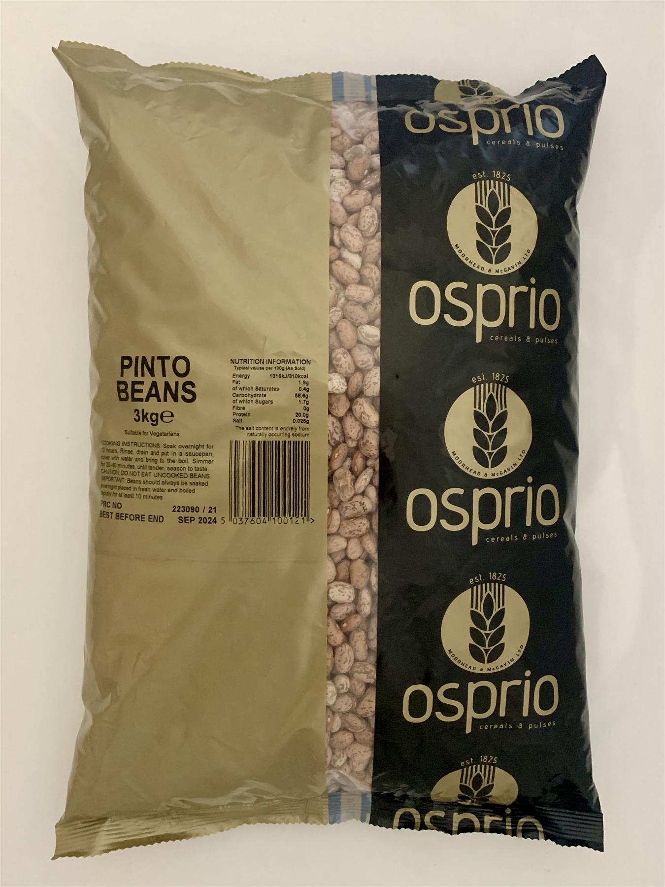 Osprio Dried Pinto Beans 3kg