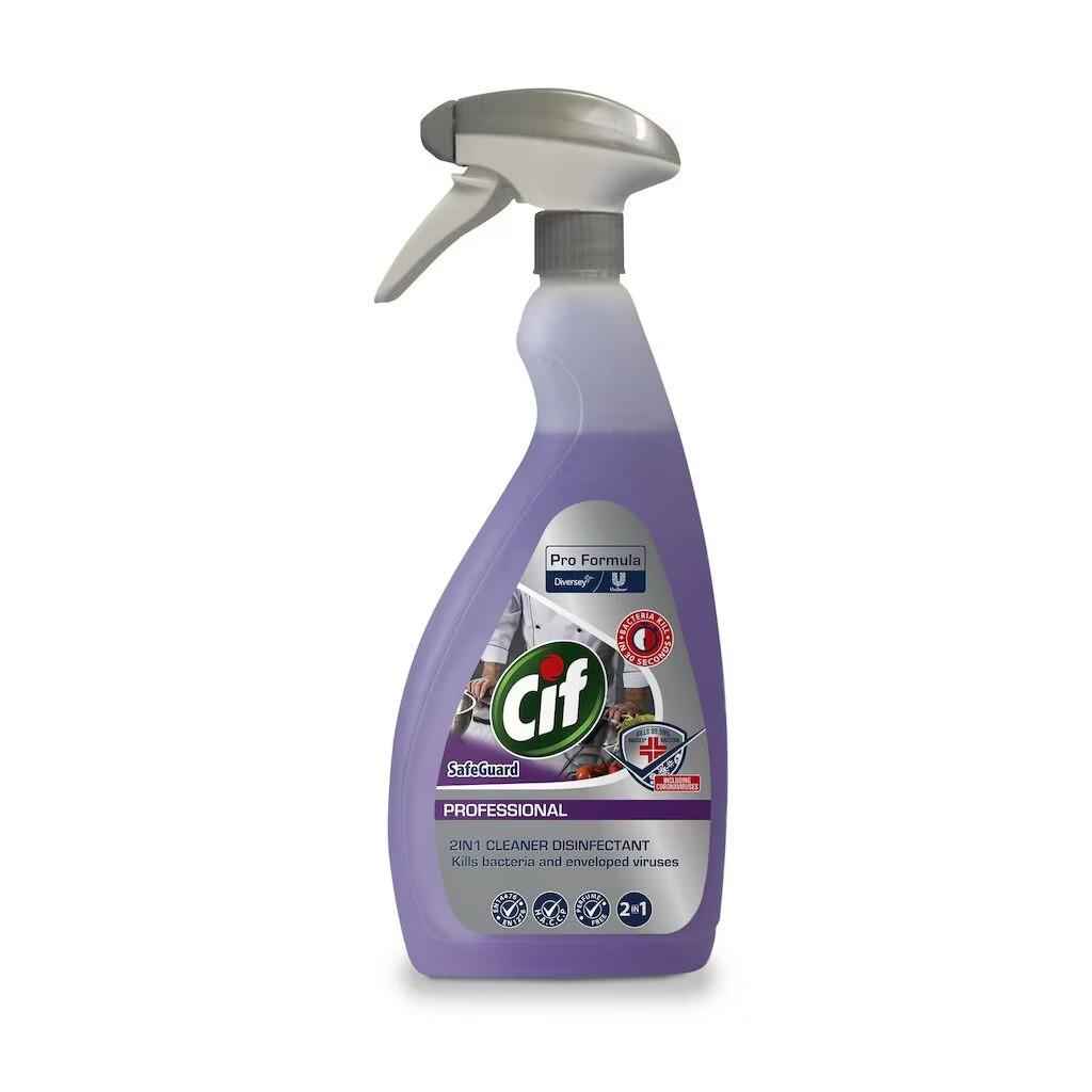 Cif Pro Formula Safeguard 2in1 Cleaner Disinfectant 750ml Pack of 1 or 6