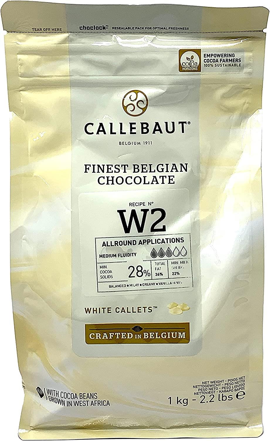 Callebaut WHITE Chocolate Callets 1kg