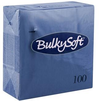 Bulky Soft Blue 2ply Napkin 2000 x 33cm x 33cm / 4 Fold - The Chef Store UK