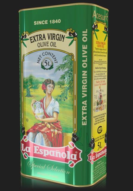 La Espanola Extra Virgin Olive Oil 5ltr Tin