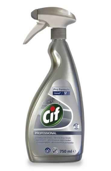 Cif Pro Formula Stainless Steel Cleaner 750ml Pack of 1, 3 or 6