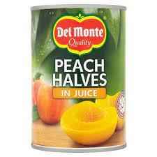 Del Monte Peach Slices in Juice 415g Pack of 1, 2 or 12 Tins