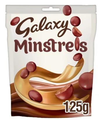 Mars Galaxy Minstrels Share Pouch Bag 15 x 125g
