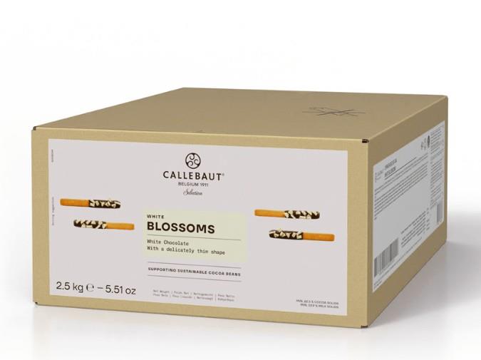 Callebaut White Chocolate Blossoms 2.5kg