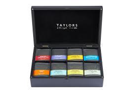 Taylors of Harrogate 8 Window Wooden Presentation Box - The Chef Store UK
