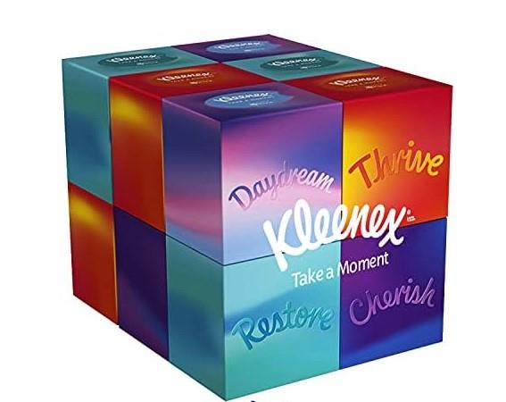 Kleenex Collection Cube Facial Tissues 12 x 48 - The Chef Store UK