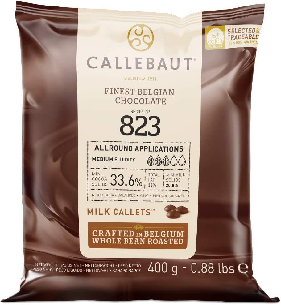 Callebaut RETAIL Milk Chocolate Callets 400gm - The Chef Store UK