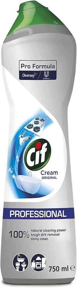 Cif Pro Formula Original Cream Cleaner 750ml Pack of 1, 4 or 8
