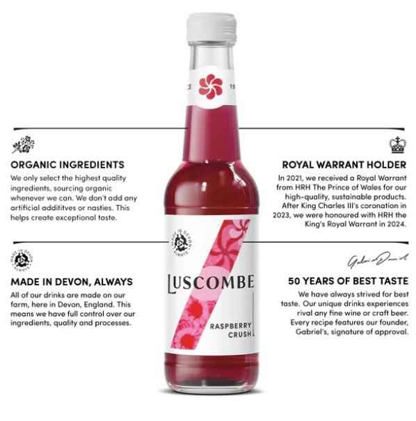 Luscombe Raspberry Crush 12 x 270ml