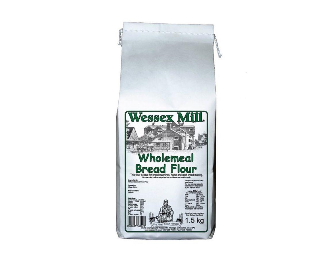 Wessex Strong Wholemeal Bread Flour 1.5kg - The Chef Store UK