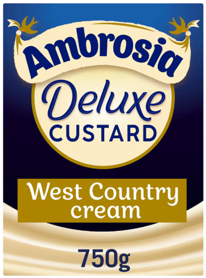 Ambrosia Deluxe Custard 750g Pack of 1 or 12 Cartons