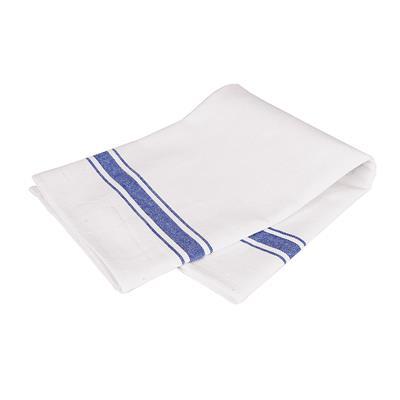 Robert Scott Blue & White Stripe Glass Cloth 1 x 50 - The Chef Store UK