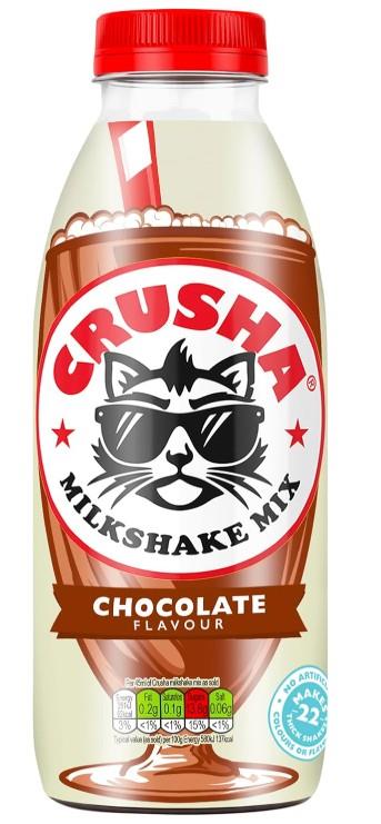 Crusha Chocolate Milkshake Syrup 1ltr Pack of 1 or 12