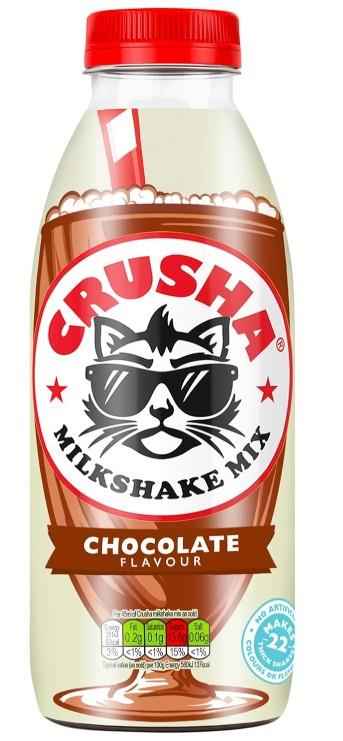 Crusha Chocolate Milkshake Syrup 1ltr Pack of 1 or 12