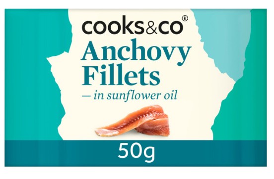 Anchovy Fillets in Sunflower Oil