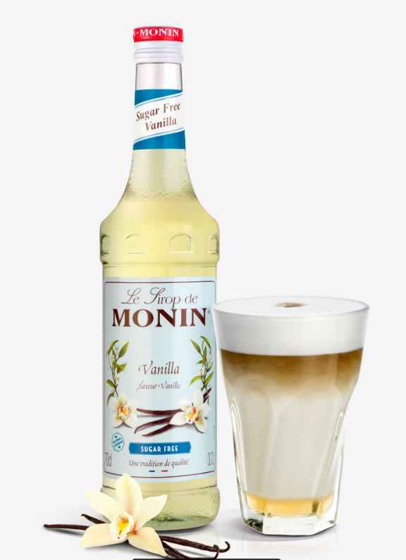MONIN Premium Vanilla Sugar Free Syrup 1L
