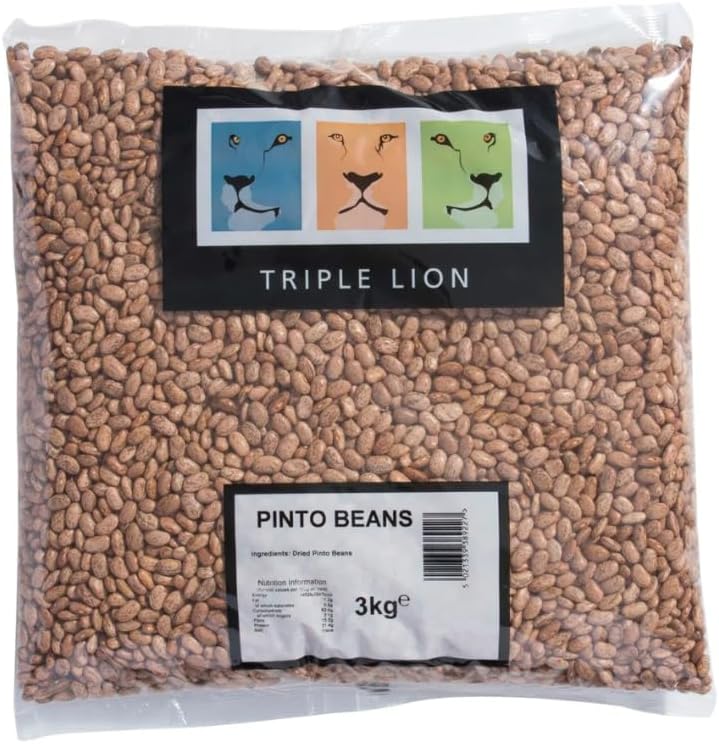 Triple Lion Dried Pinto Beans 3kg - The Chef Store UK