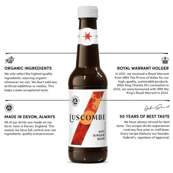 Luscombe Hot Ginger Beer 12 x 270ml