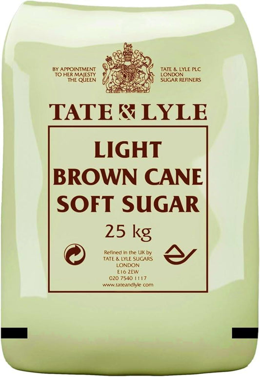 Tate & Lyle Soft Light Brown Sugar (Sack) 25kg - The Chef Store UK