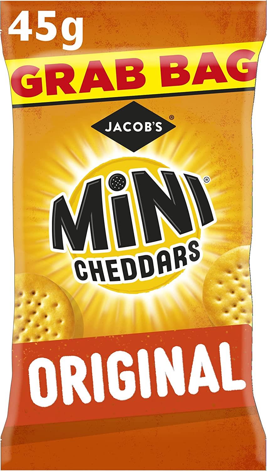 McVities Baked Mini Cheddars Original 30 x 45gm