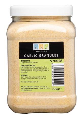 Triple Lion Garlic Granules 700g - The Chef Store UK