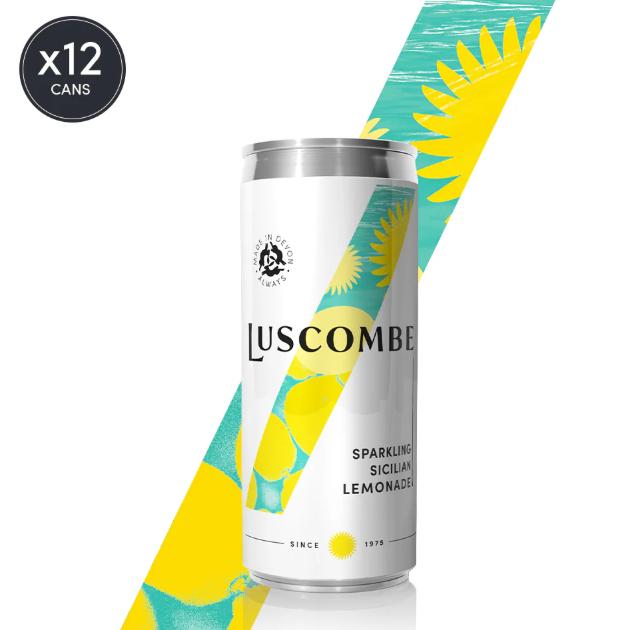 Lucombe Sicilian Lemonade Cans 12 x 320ml