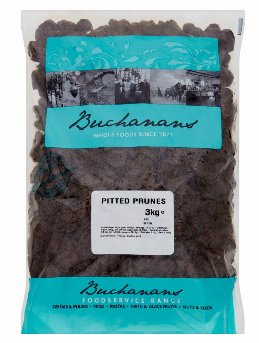 Buchanan Pitted Prunes 3kg Bag - The Chef Store UK