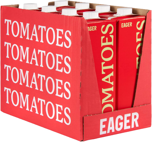Eager Tomato Juice 8 x 1ltr - The Chef Store UK