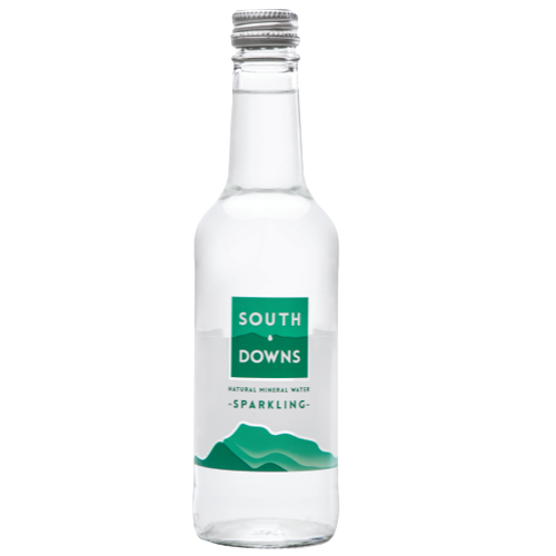 South Downs Water Sparkling Glass 24 x 330ml - The Chef Store UK