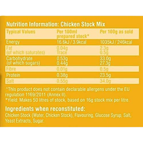 Essential Cuisine Chicken Stock Mix 800gm / 50ltr