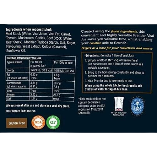Essential Cuisine Premier Veal Jus Concentrated Base 1Kg/8Ltr - The Chef Store UK