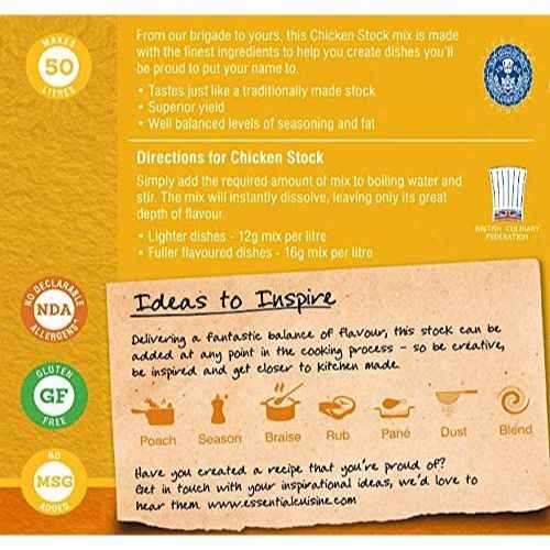 Essential Cuisine Chicken Stock Mix 800gm / 50ltr