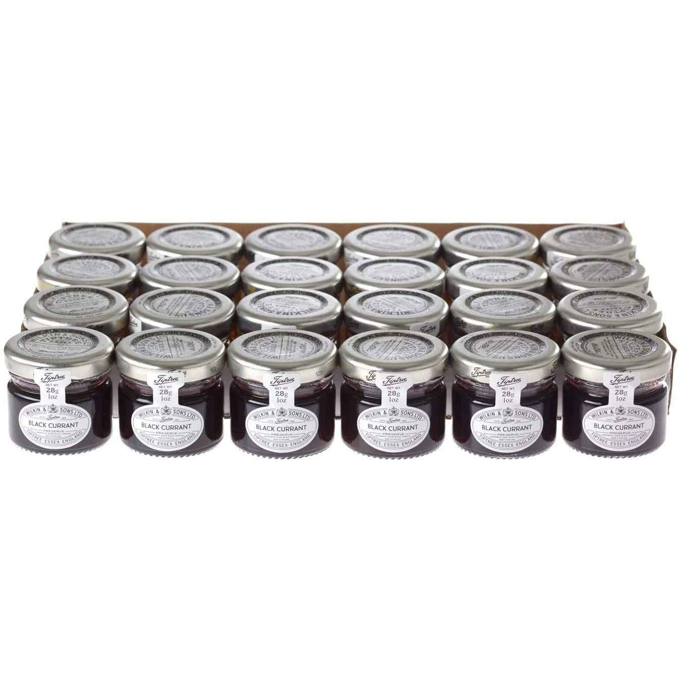 Tiptree Blackcurrant Preserve Glass Jars 72 x 28gm