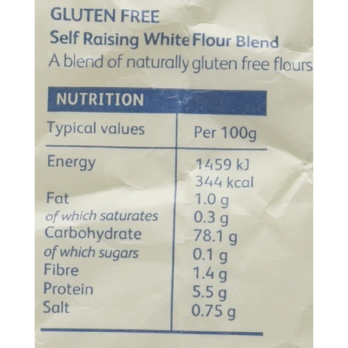 Gluten Free Self Raising White Flour - The Chef Store UK