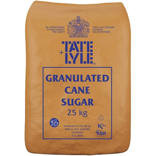 Tate & Lyle Granulated Sugar SACK 25kg - The Chef Store UK