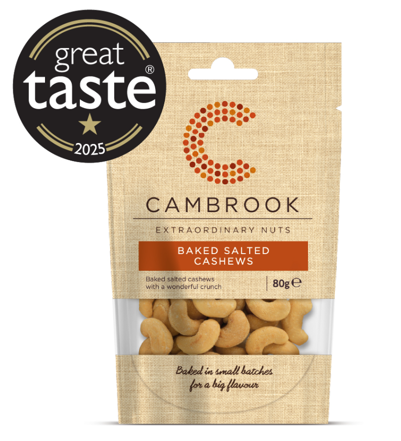 Cambrook Baked & Salted Cashews 12 x 80g