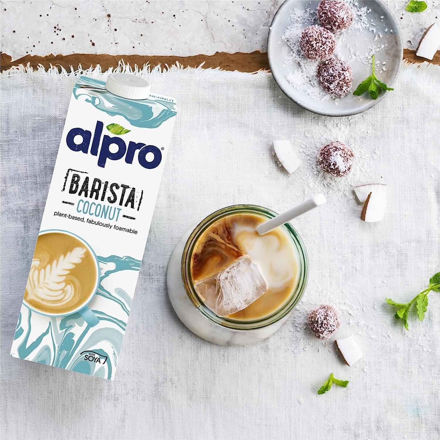 Alpro Barista Coconut Milk Pack of 1 or 12 Vegan Dairy Alternative