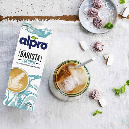 Alpro Barista Coconut Milk Pack of 1 or 12 Vegan Dairy Alternative