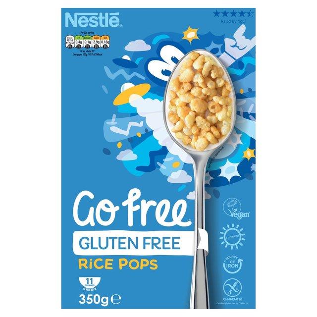 Nestle GoFree Rice Pops Gluten Free Cereal 350g - The Chef Store UK