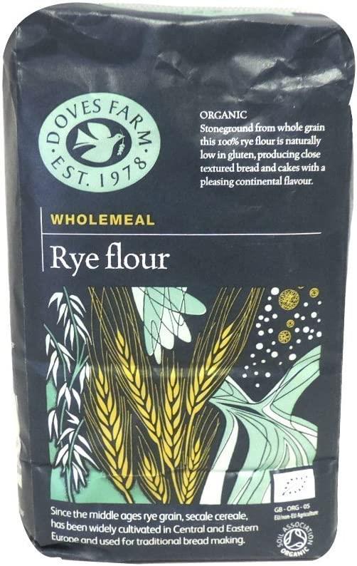 Doves Farm Wholemeal Rye Flour 1kg - The Chef Store UK