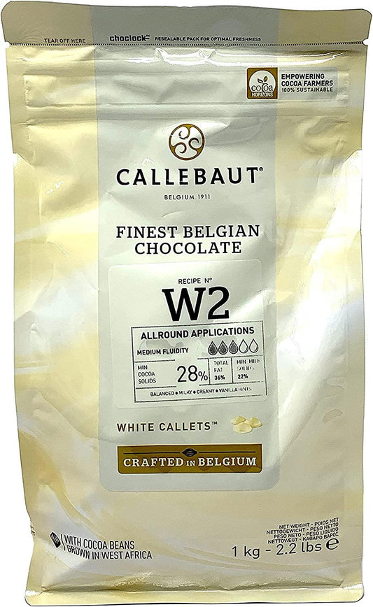 Callebaut WHITE Chocolate Callets 1kg
