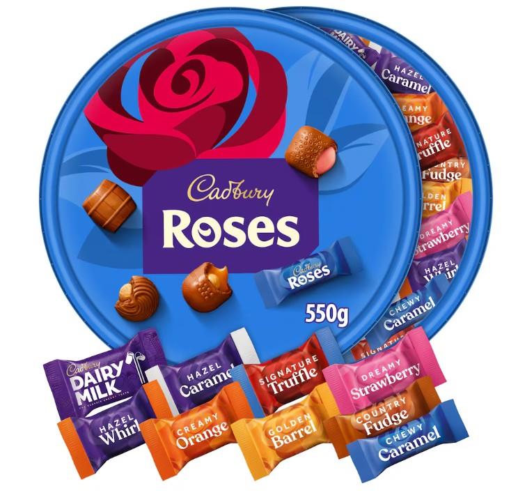 Cadbury Roses Chocolate Tub 550g