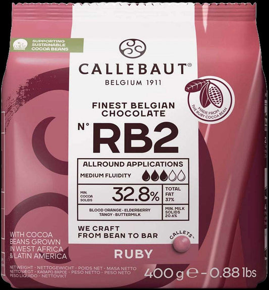 Callebaut Ruby Callets 400g (RB2)