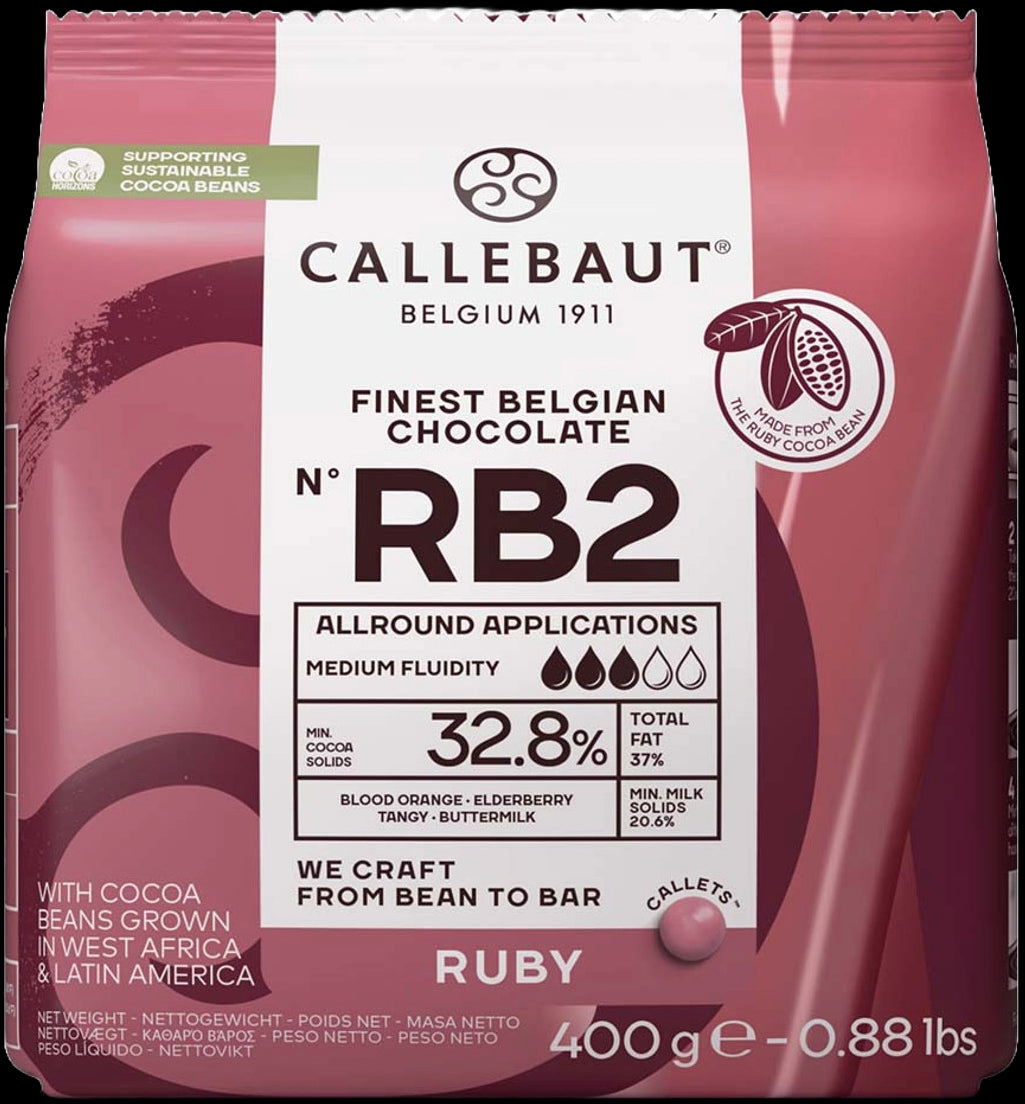 Callebaut Ruby Callets 400g (RB2)