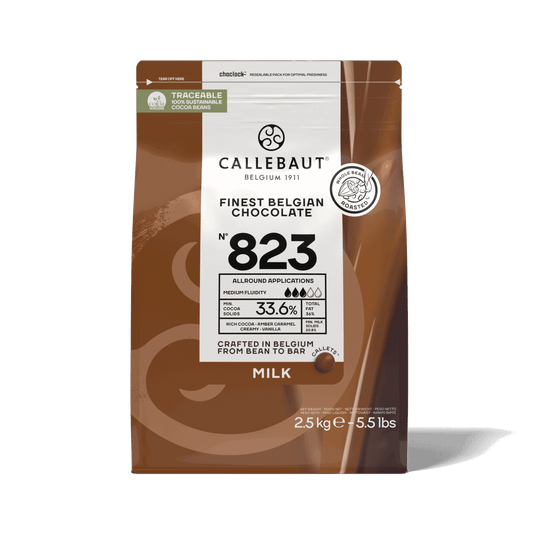 Callebaut Milk Chocolate 823 – 2.5kg Belgian Couverture