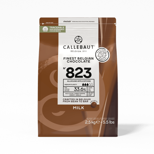 Callebaut Milk Chocolate 823 – 2.5kg Belgian Couverture