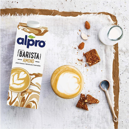 Alpro Barista Almond Milk 1L. Pack of 1 or 12. Dairy Alternative Vegan